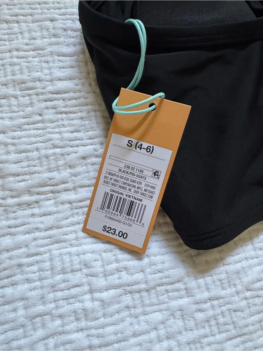 Twist-Front High-Neck Swim Top